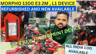 Morpho 1300 E3 2M  L1 Fingerprint device morpho Fingerprint Unboxing Review refurbished used [upl. by Enael568]