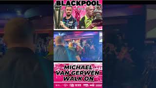 MVG Darts Walk On in Blackpool Shorts [upl. by Healion]