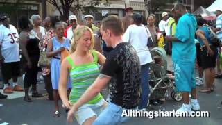 Who Said White People Cant Dance  Harlem Week 2009 [upl. by Odoric]