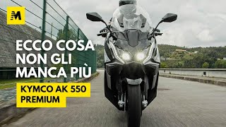 Kymco AK 550 Premium TEST adesso è anche quotTouringquot [upl. by Gnirol]