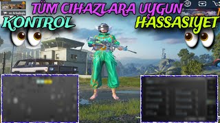 TÜM GENEL AYARLARIM VE KONTROL amp HASSASİYET  iPad 9 PUBG MOBILE [upl. by Nicram]