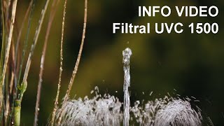 Unterwasserfilter Oase Filtral UVC 1500 mit Wasserspiel für Fertigbecken und kleineren Gartenteichen [upl. by Justine891]