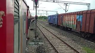 12225 Kaifiyat Express Departure at Saraimeer Railway Station  kafiyatexpress [upl. by Asiral]