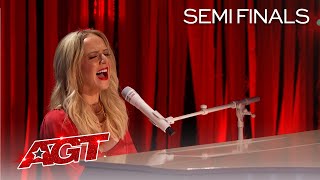 Madilyn Bailey Performs an Emotional Original quotRed Ribbonquot  Americas Got Talent 2021 [upl. by Enel]