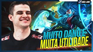 Quer muito DANO e UTILIDADE pro time ZILEAN é a ESCOLHA ⏰ [upl. by Aciretnahs392]