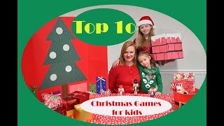 Christmas Party Games for Kids Top 10 games [upl. by Matthiew]