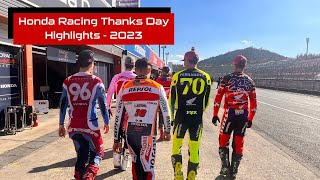 2023 Honda Racing THANKS DAY highlights [upl. by Niuq]