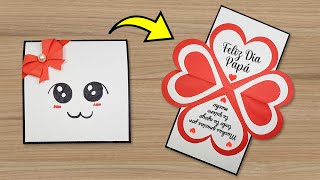 🧐❤️Hermosa tarjeta plegable para el día del padre 🧐❤️ Especial día del padre 🥰 Fahers Day Card Easy [upl. by Lesoj568]