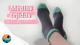 Medias tejidas  PASO A PASO  Utilindo [upl. by Nylirret]