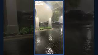 Tornado battering a Hampton Inn in Bartlesville Oklahoma [upl. by Gish]