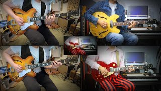 Back In The USSR  The Beatles Guitar Cover Ft sampopkin  Epiphone Casino  Les Paul Lucy [upl. by Meingolda]