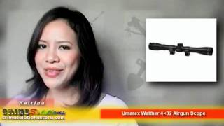 Airsoft  Umarex Walther 4×32 Airgun Scope Review [upl. by Avahc]