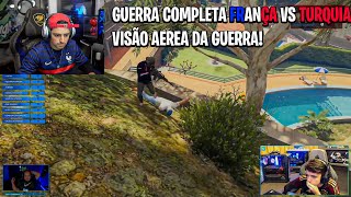 GUERRA DA FRANÇA VS TURQUIA COMPLETA VISÃO DO BKINHO E DO CORINGA 1 QUEDA GTA RP CLIPS EP02 [upl. by Waynant]