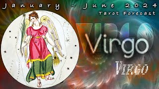 Virgo LIFE amp LOVE January  June 2024 Tarot Forecast w Fearless Intuition [upl. by Aihsar]