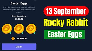 Rocky Rabbit Easter Eggs 13 September  Rocky Rabbit Daily Combo Today [upl. by Johann]