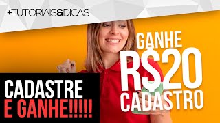 ⚡ CADASTRE e GANHE 20 REAIS  APP Pagando no Cadastro  PROMOÇÃO TOP [upl. by Norrie]