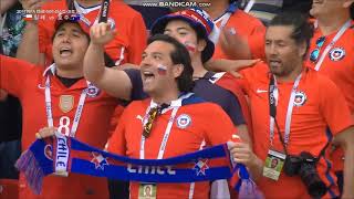 Anthem of Chile vs Australia Confederations Cup 2017 [upl. by Kimball991]