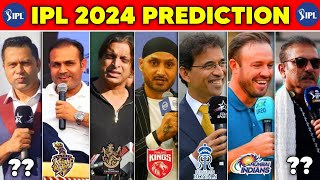 IPL 2024 Winner Prediction  IPL 2024 Prediction by Aakash Chopra S Akhter ABD V Sehwag [upl. by Karylin]