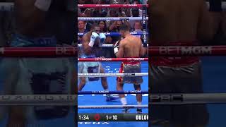 Jaron Ennis Destruction of Thomas Dulorme boxing shorts [upl. by Calli554]