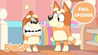 Double Bingo 🧡 🧡  Mini Bluey Full Episode  Bingo  Official Channel [upl. by Anawal]