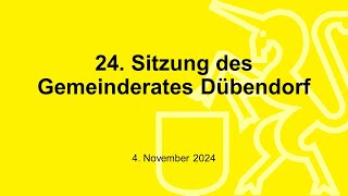 24 Sitzung des Gemeinderates [upl. by Iey]