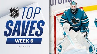 NHL Top Saves of Week 6  202425 Highlights [upl. by Akapol403]