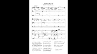 The first Nowell  SATB choir harmony [upl. by Ajidahk]