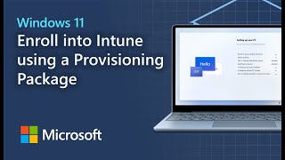 Enrolling Windows 11 into Intune using a Provisioning Package [upl. by Jadda612]