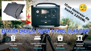 ESTACIÓN ENERGÍA ECOFLOW RIVER PRO 🔋  PANEL SOLAR 110W  GENERADOR SOLAR ☀ [upl. by Orelie554]