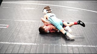 🔥 Gabriel Sharp vs Cayson Lorenzo  6U 38lbs  Wrestling Match 🤼‍♂️🔥 [upl. by Amimej]