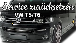 Service zurücksetzen VW T5T6 Reset service VW T5T6 [upl. by Bernt]