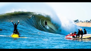 The EDDIE SWELL reaches MAVERICKS 1•24•23 POWERLINES surfing mavericks powerlinesproductions [upl. by Hawker]