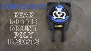 Mazda 3 Turbo  Corksport Rear Motor Mount insert install and oil change how to [upl. by Bergstrom]