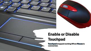 How to Enable HP Pavilion g7 Touchpad When Using External Mouse [upl. by Coombs703]