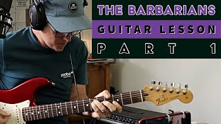 Greta Van Fleet  The Barbarians Guitar Lesson Part 1 The Intro [upl. by Stralka]