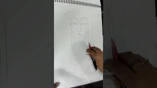 Jamini royviral short painting  sketching correction [upl. by Enilegnave157]