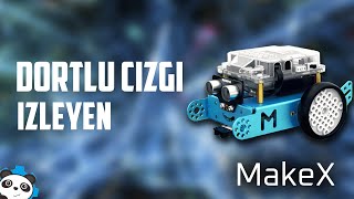 mBot Dörtlü Çizgi İzleyen Sensör rgb line follower Nasıl Kullanılır [upl. by Awahsoj157]