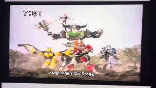 Magiranger magi majin first mecha fight [upl. by Iblok80]