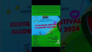 The 2024 kenya music Festivals Training [upl. by Lhadnek]