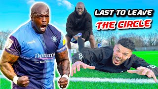 LAST TO LEAVE THE CIRCLE VS WORLDS STRONGEST FOOTBALLER AKINFENWA [upl. by Dragon489]