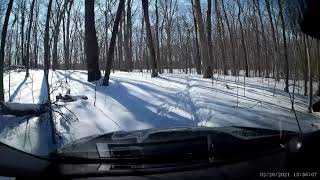 Subaru Outback Onyx XT in Snow Off Road [upl. by Philipson]