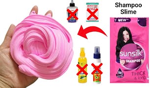 No Glue No Borax Only Shampoo  How to Make Slime  Slime Kaise Banaye Ghar Par [upl. by Ahsekat]