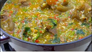 DELICIOUS OKRO SOUP [upl. by Llamaj]