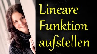 Lineare Gleichungen aufstellen Textaufgaben Funktionen [upl. by Ennaeiluj]