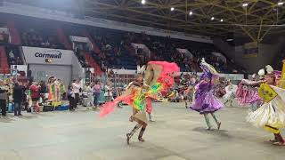 Akwesasne Powwow 2024 Violet Sutherland Fancy Special song 4 [upl. by Hoy35]