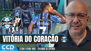 O Grêmio vence o Vasco e sai da zona do rebaixamento  React do gol de Soteldo [upl. by Llerahs758]