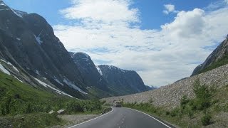 Norway Road 5 from the Fjærland Tunnel to Skei [upl. by Hsinam]