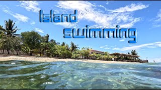 Island swimming Oslob and Samal Philippines  🇵🇭 [upl. by Inoliel]