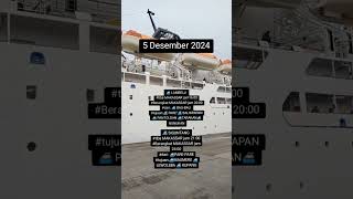 Jadwal kapal pelni 5 DESEMBER 2024 kapal makassar pelabuhan pelaut [upl. by Loveridge815]