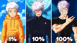 All Gojos Forms In Jujutsu Kaisen Awakened God [upl. by Kipper]